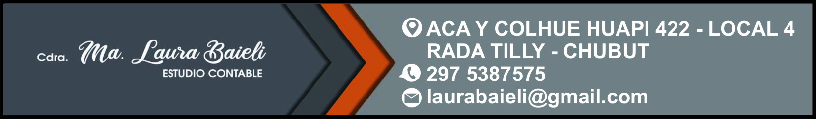 ESTUDIO CONTABLE; CONTADORES; RADA TILLY