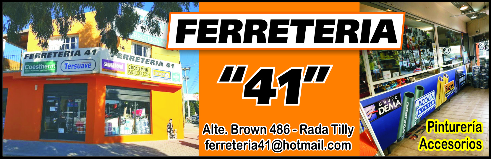 FERRETERÍA; PINTURA; ACCESORIOS